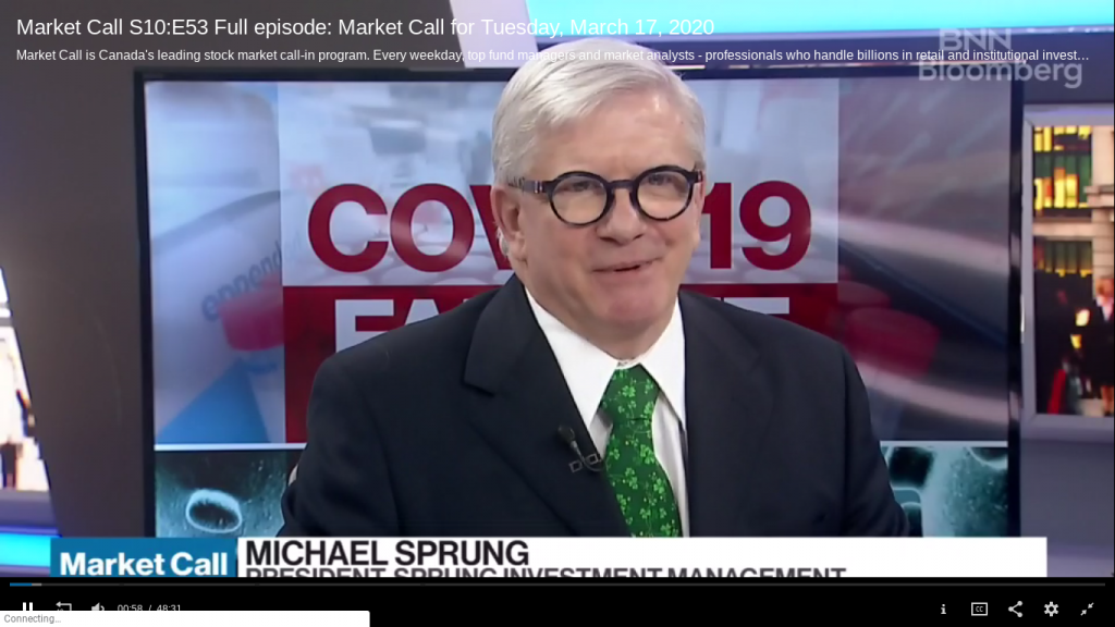 michael sprung bnn bloomberg market call